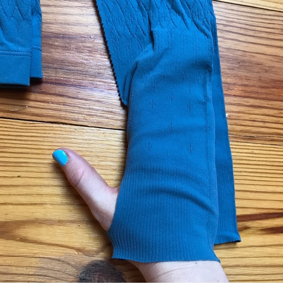 Fabletics Blue Ashton Sculptknit Long Sleeve Top, NWT, L - Picture 9 of 11